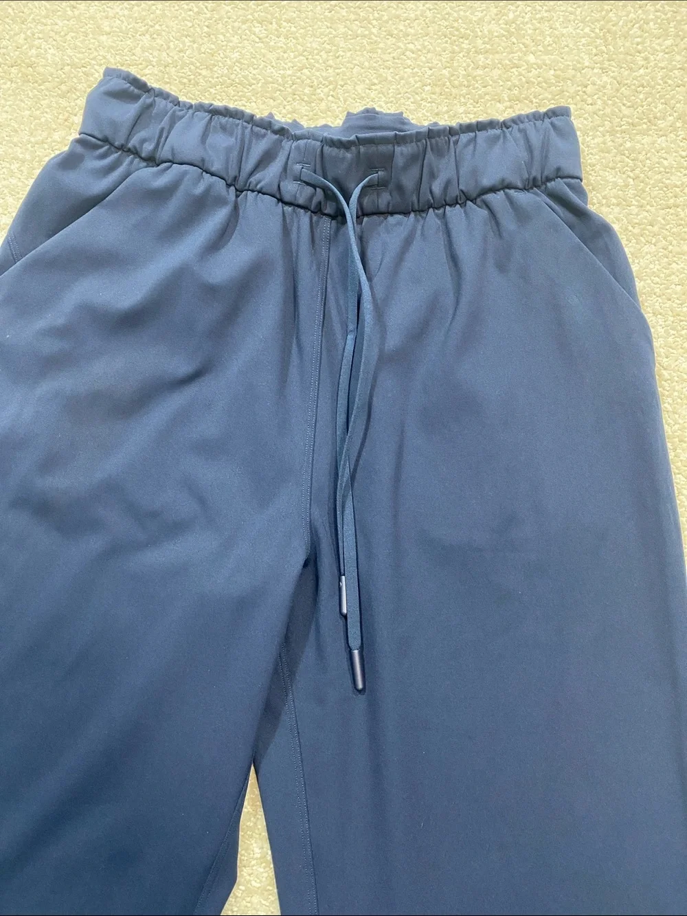 lululemon athletica Women's Navy Track Joggers with Drawcord Size 6